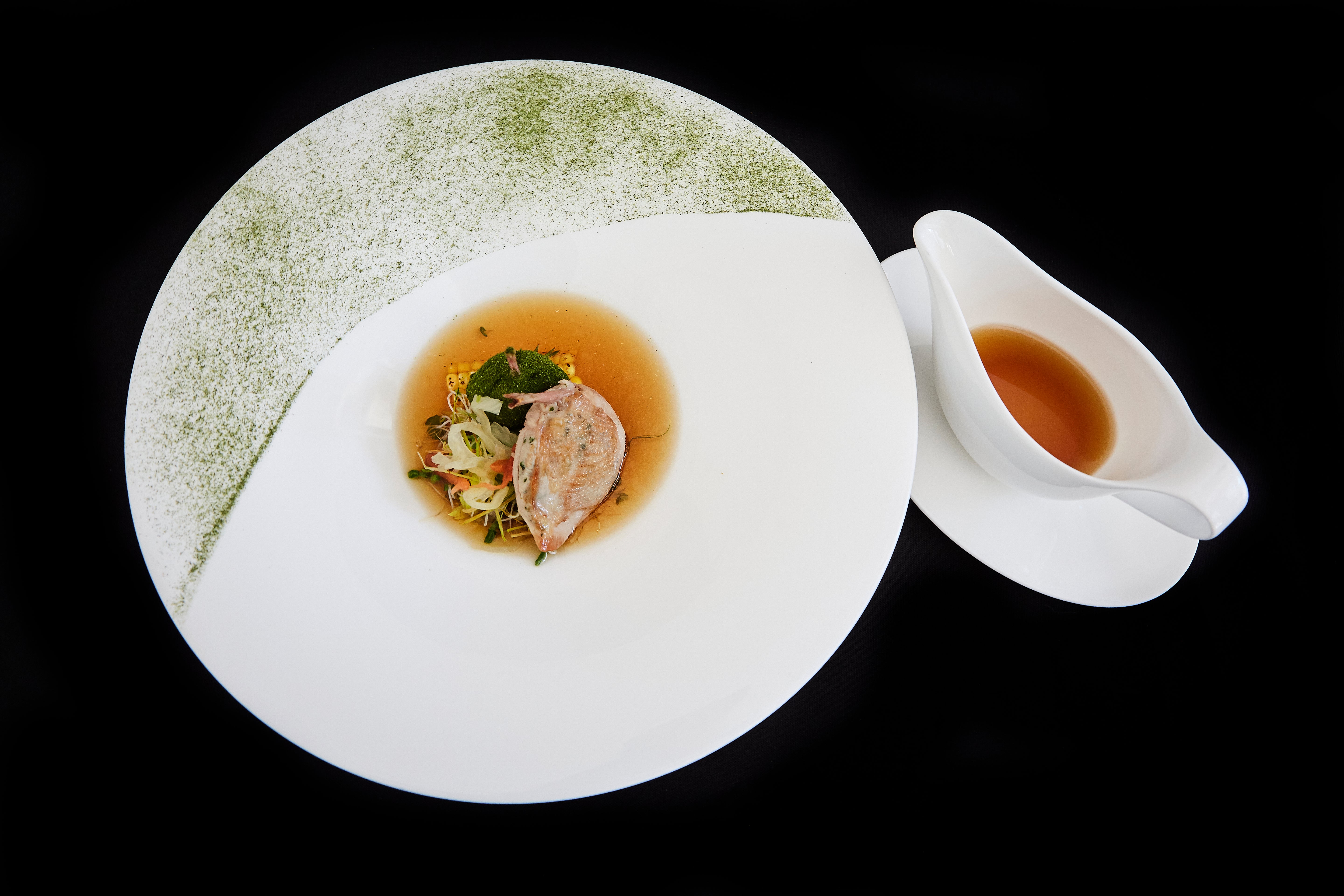 Remembrance (quail consommé)