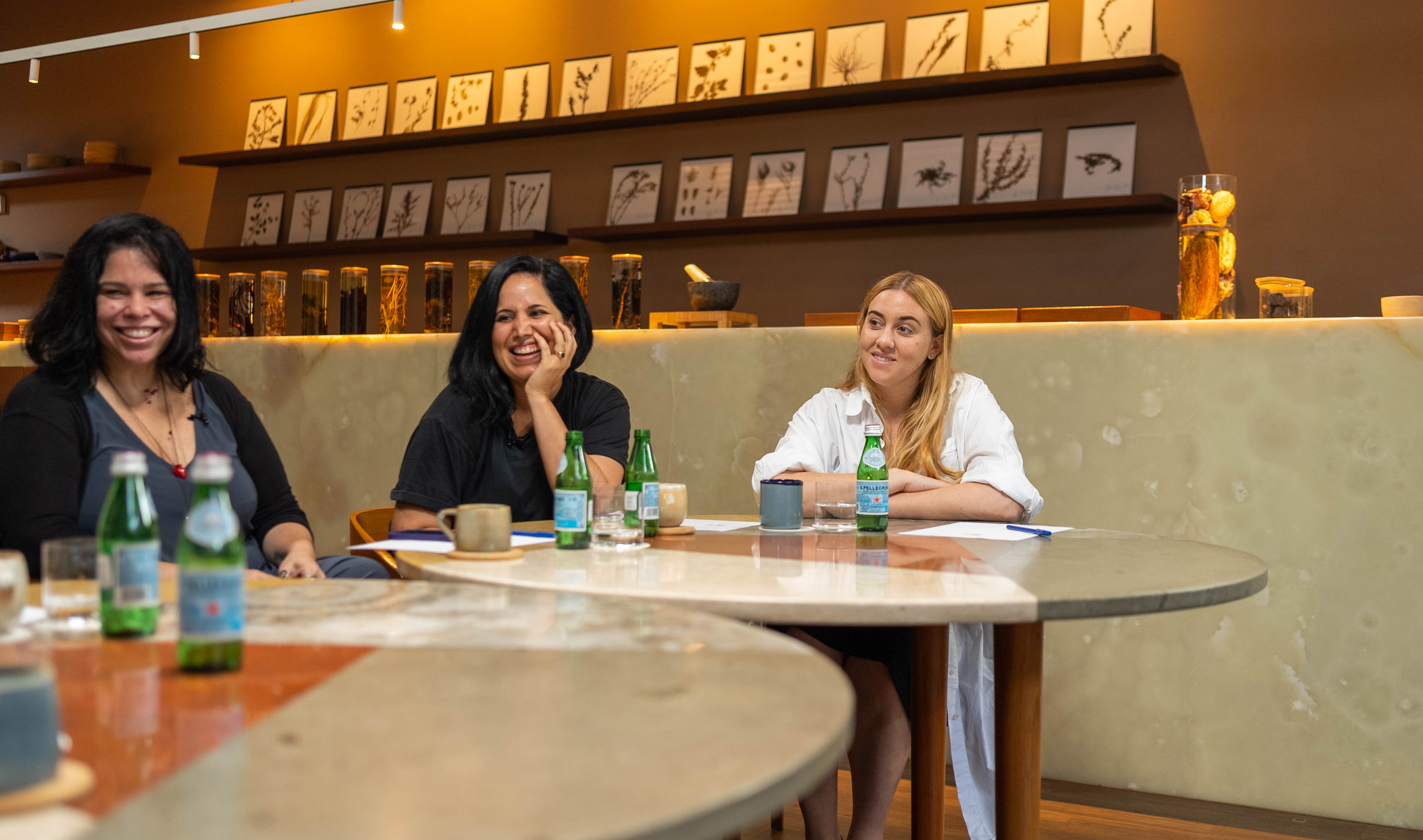 Roundtable of female chefs