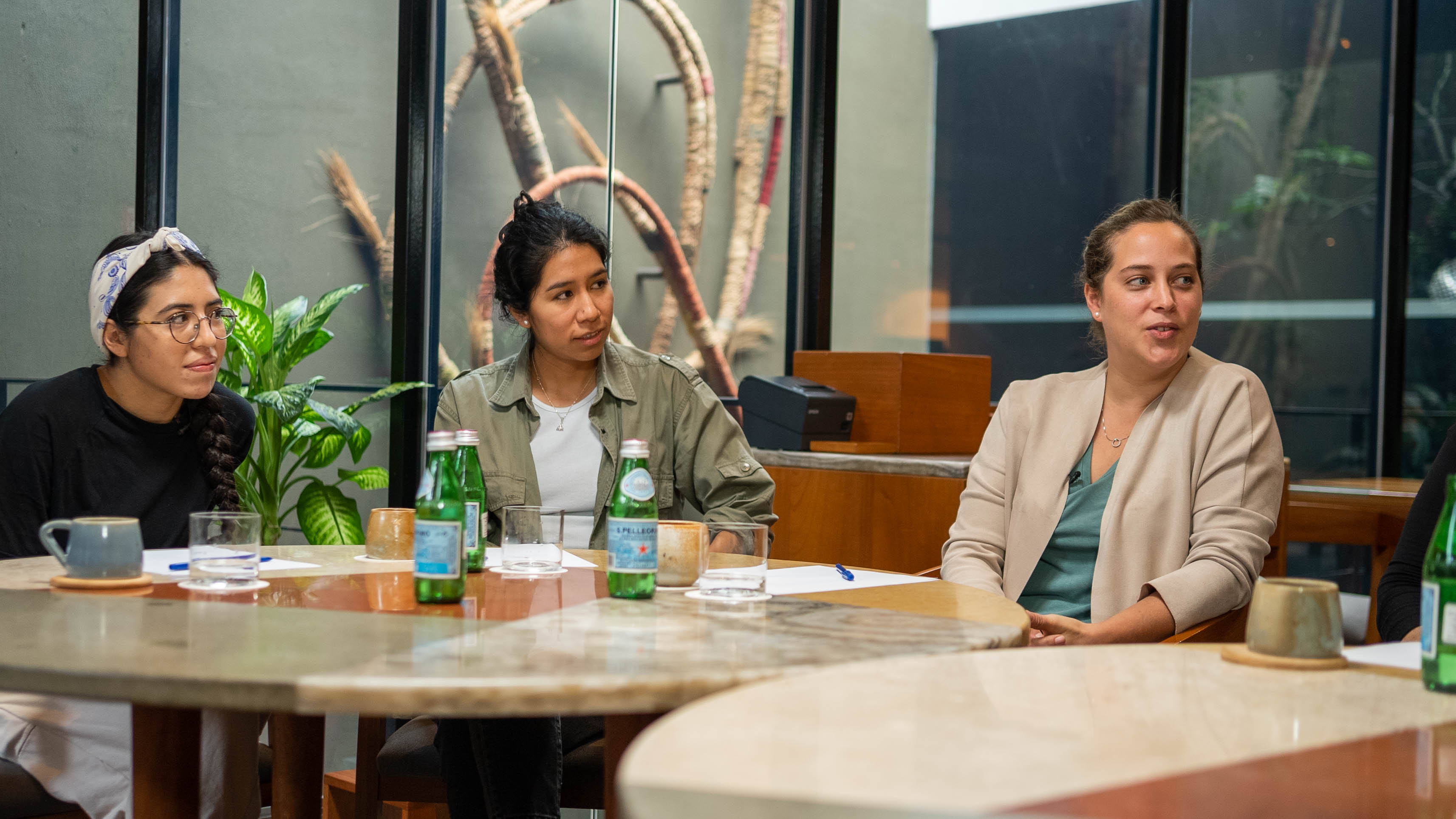 Roundtable of female chefs