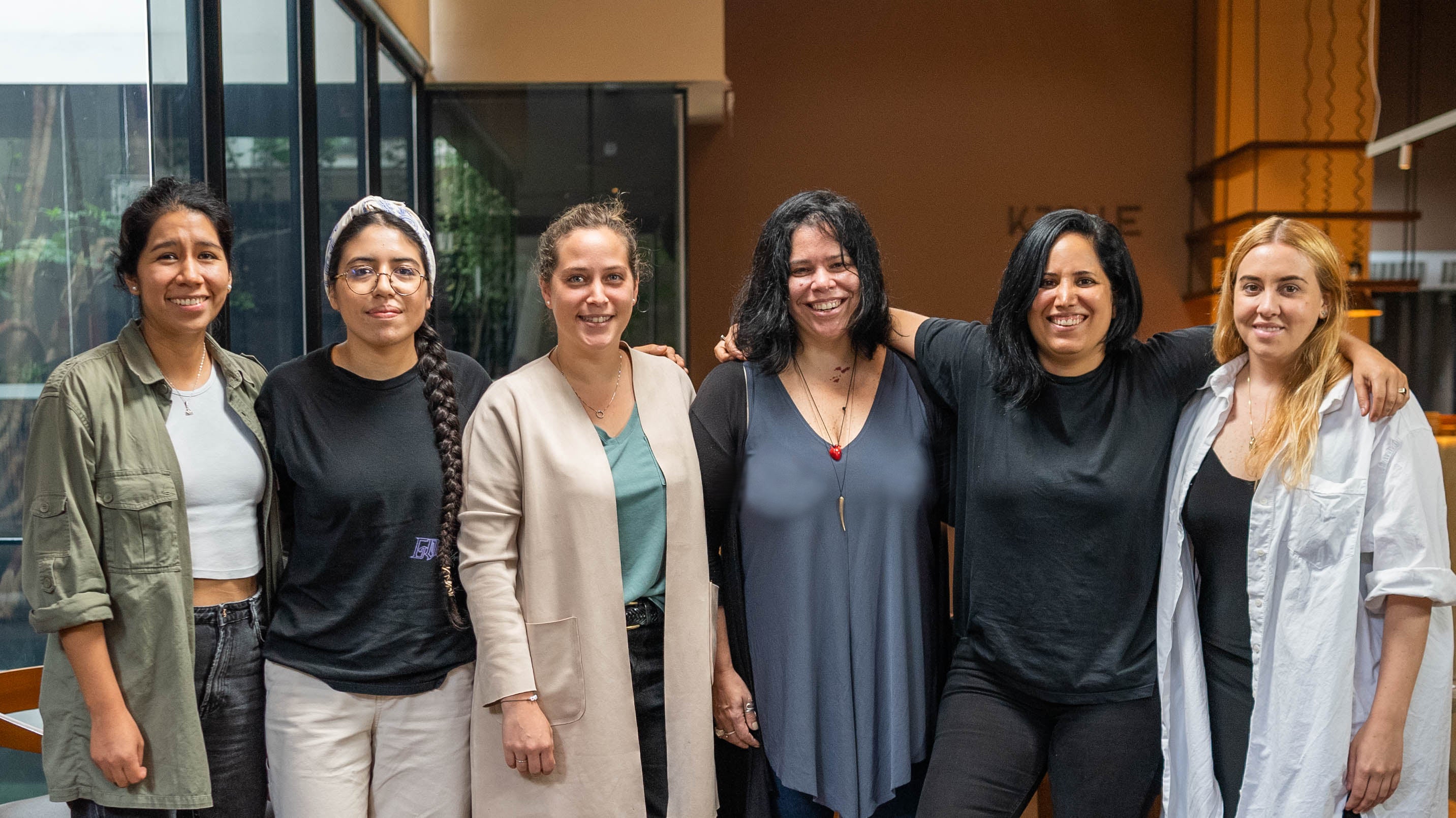 Group of female chefs smiling