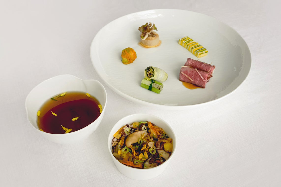 Deconstructed Sinseollo (Korean Royal Hot Pot) S.Pellegrino Young