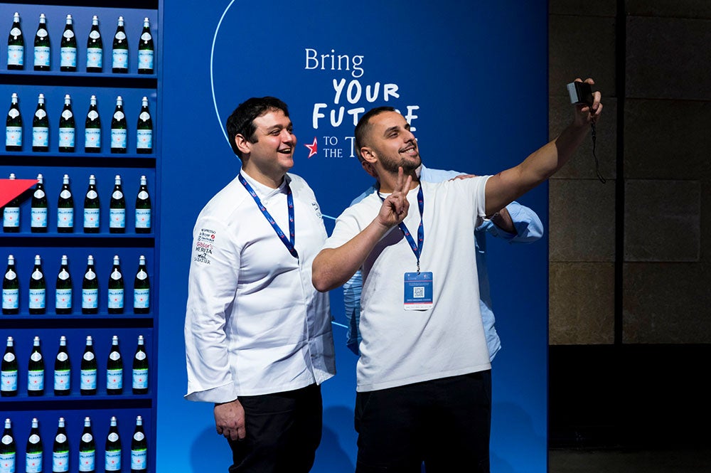 Chefs taking selfie Chefs taking selfie