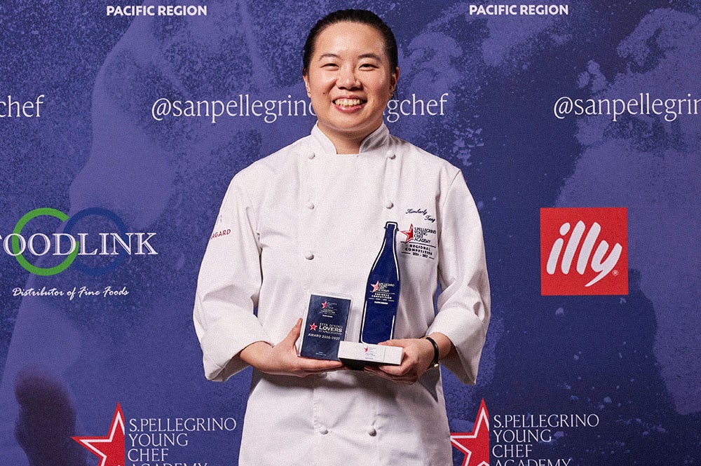 The S. Pellegrino Young Chef Academy and Fine Dining Lovers Award Pacific winner Kimberly Tang 