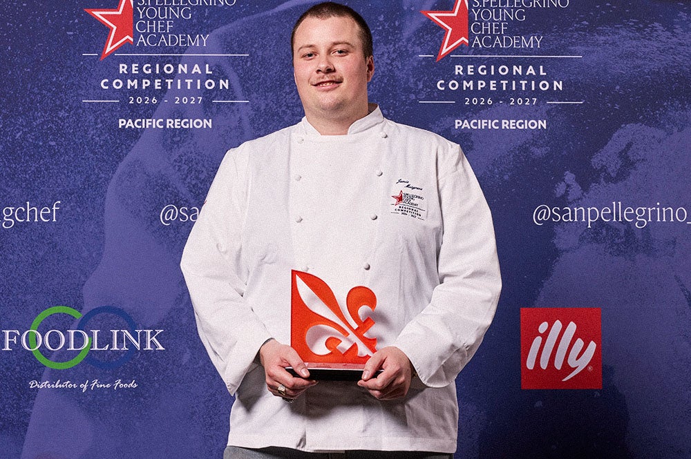Jamie Musgrave with his award