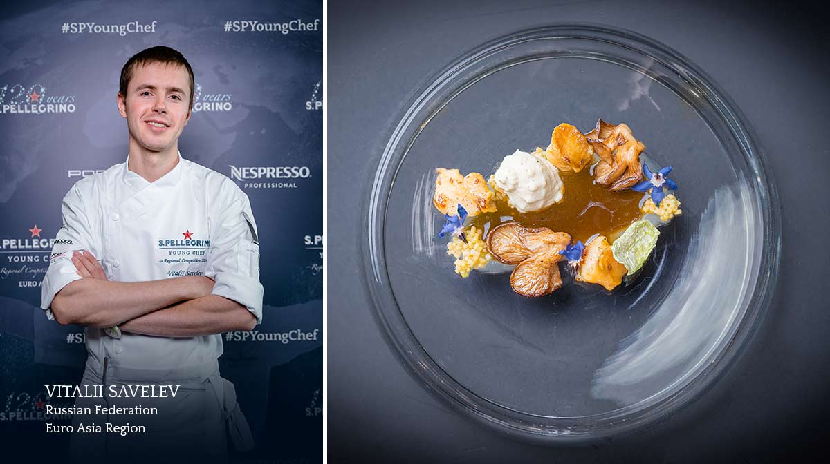 Vitalii Savelev, Moscow, Russian Federation, Euro Asia Region – “Black Sea Rapa with mushrooms grown on lemon peels”