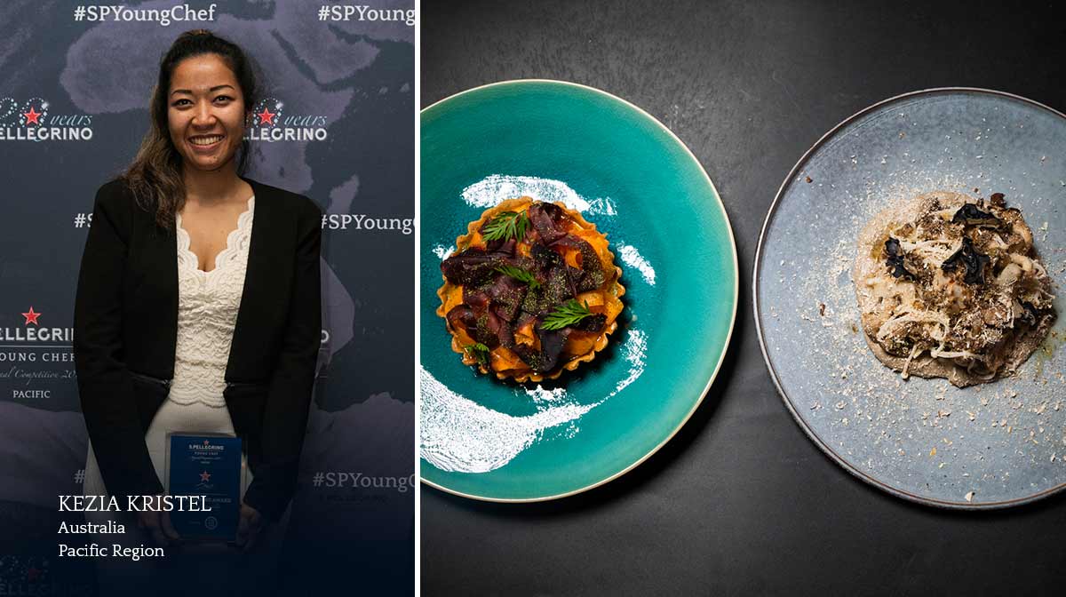 Kezia Kristel, Sydney, Australia, Pacific Region – “Experiencing mushrooms in flavours and savoury carrot tart”