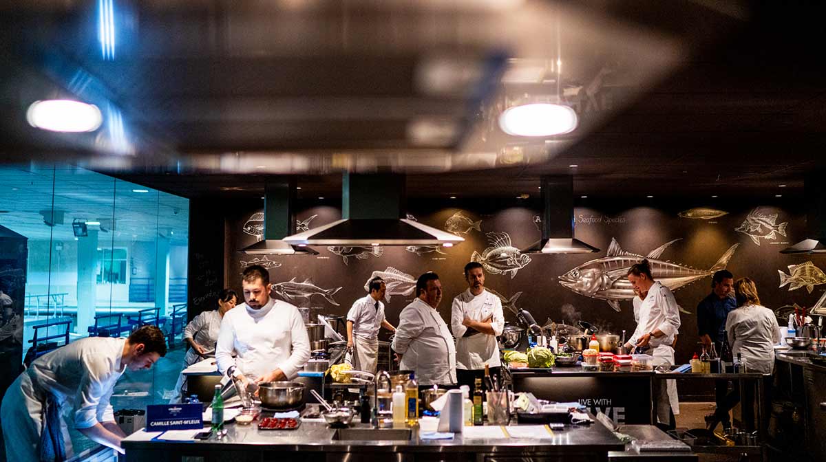 Young Chef contestants during Pacific Regional Finals