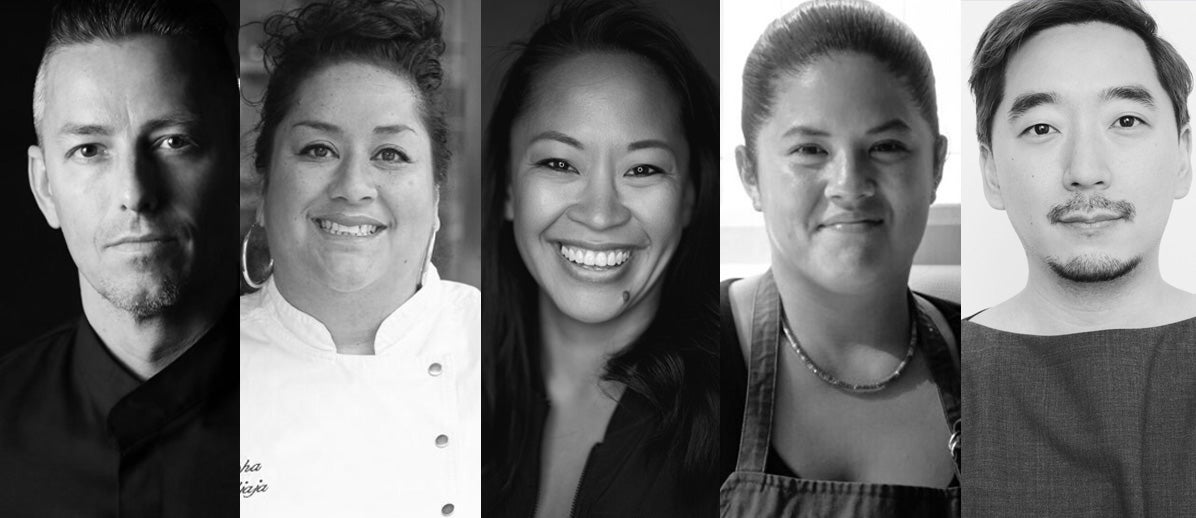 Curtis Duffy, Ayesha Nurdjaja, Aisha Ibrahim, Valerie Chang, Junghyun ‘JP’ Park  USA Local Jurors 2024-25